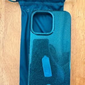 Loopy Case Teal Glitter Phone Case
